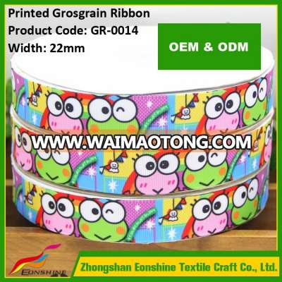 2017 Custom Expressions Velvet Ribbon with Logo, Celebrate it Thermal Transfer Print Grosgrain Ribbon